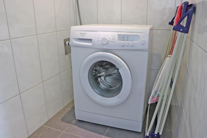 Waschmaschine im Bad