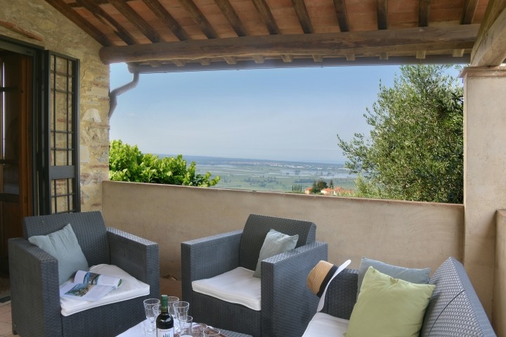 Terrasse mit Meerblick