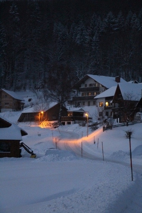 an manchen Tagen im Winter