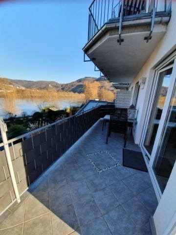 Blick vom Balkon