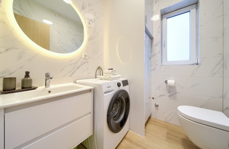 Badezimmer 4 mit Waschmaschine