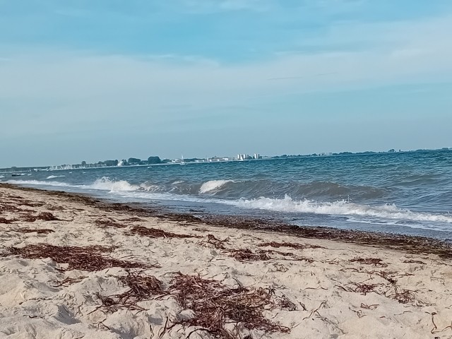 Strand 4 km von der Ferienwohnung entfernt 