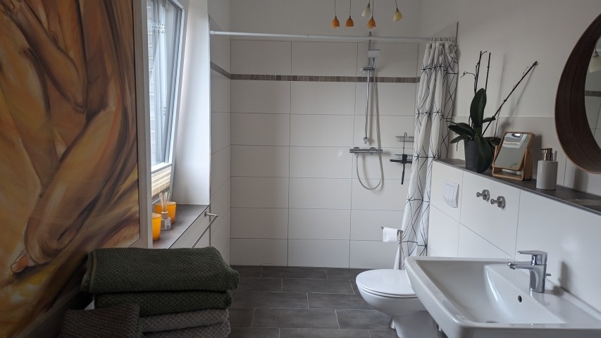 Ebenerdige Dusche