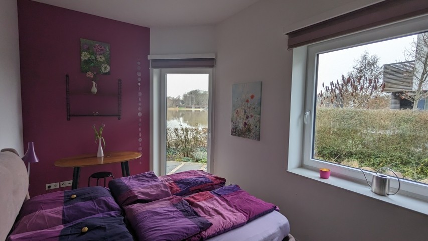 Auch vom Schlafzimmer ein schöner Seeblick