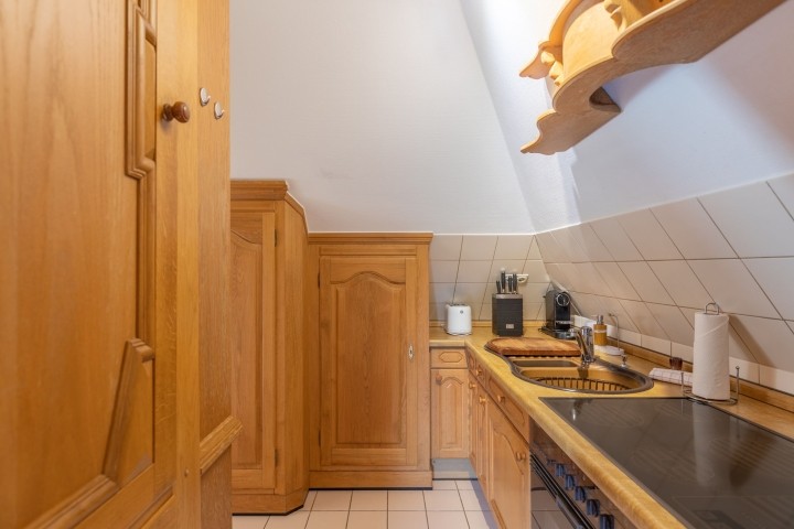 Ferienwohnung Sanddorn - Funktionelle kleine Küche 