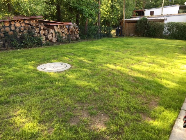 Eingezäunter Garten