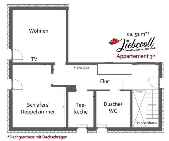 Apartment 3 / Aufteilung