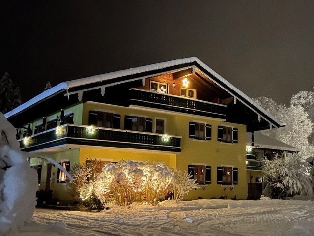Weihnachtsbeleuchtung des Landhaus Waldhauser