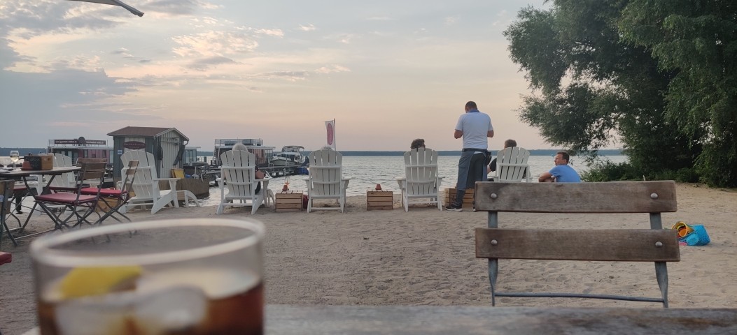 Am Strand vom Fleesensee