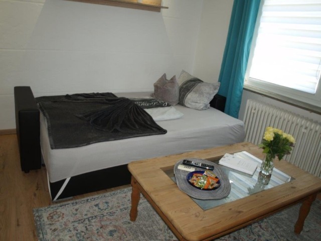 Wohnzimmer mit Schlafcouch