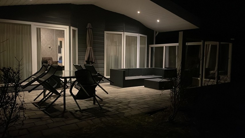 Terrasse bei Nacht