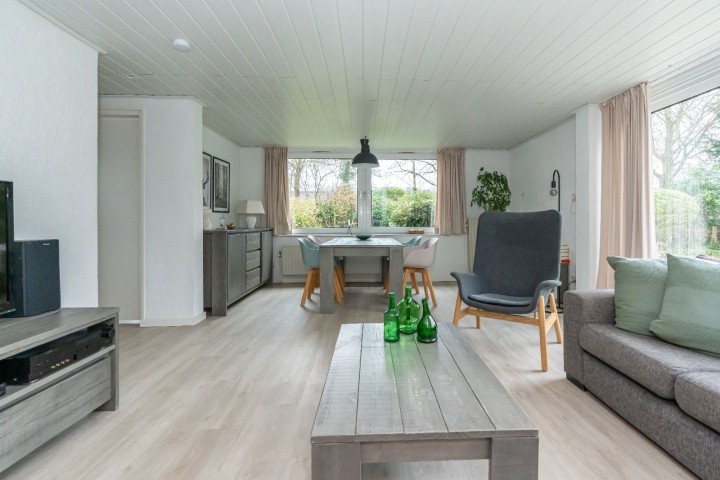 Das helle Wohnzimmer