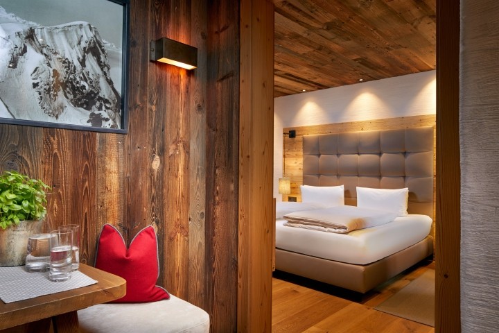 Blick ins Schlafzimmer