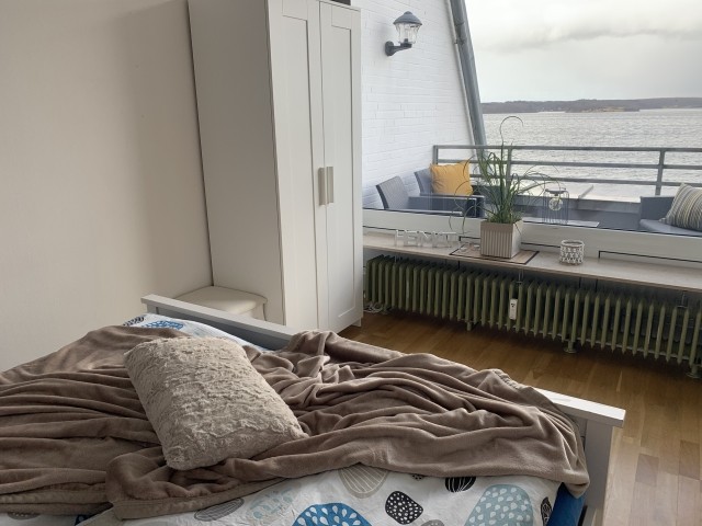 Das Schlafzimmer.