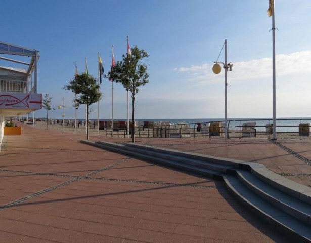 Blick links der Seebrücke