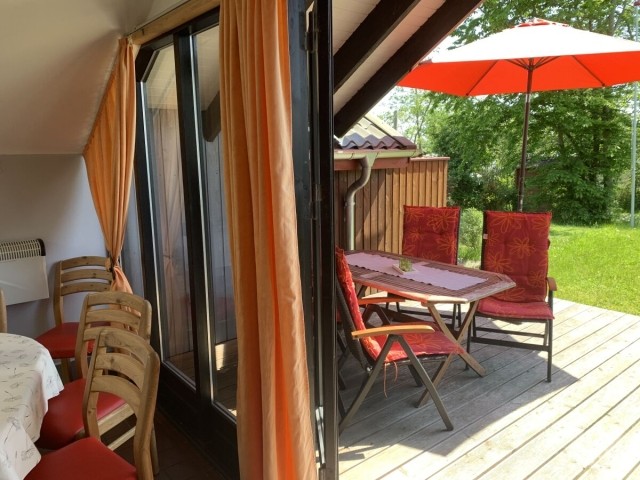 Blick auf die Terrasse