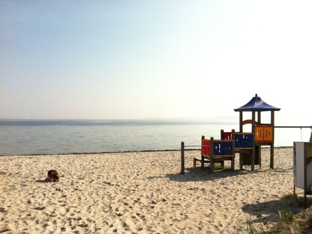 Strand vor der Tür
