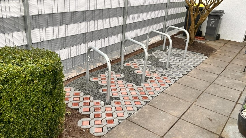 neuer Fahrradstellplatz