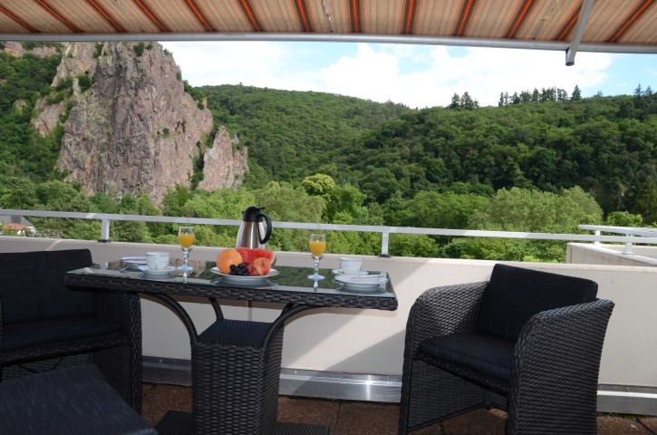 Balkon mit Aussicht