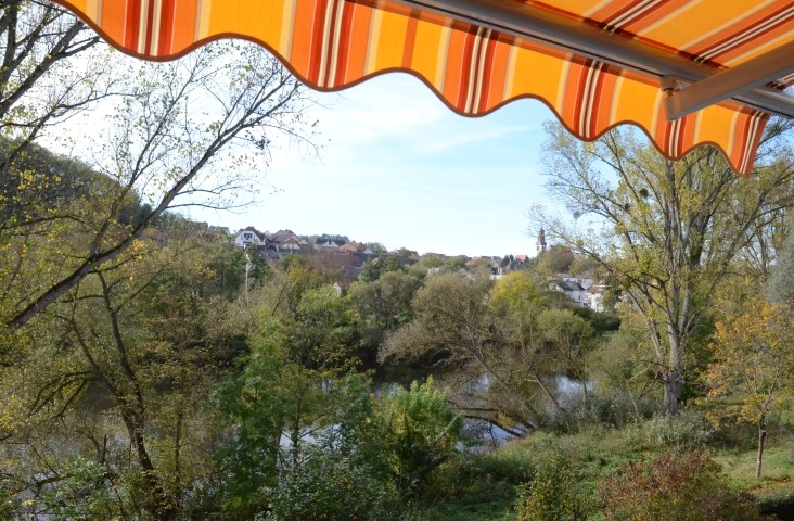 Ausblick vom Balkon