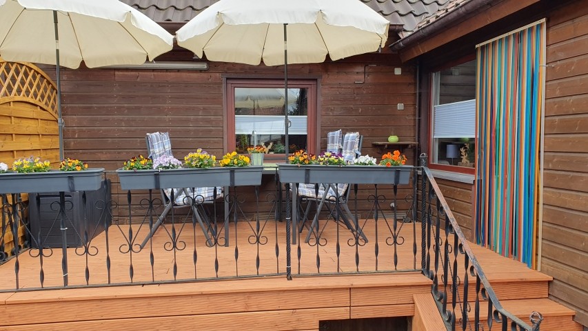 Terrasse mit Markise