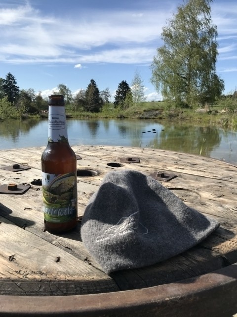 Blick auf den Teich