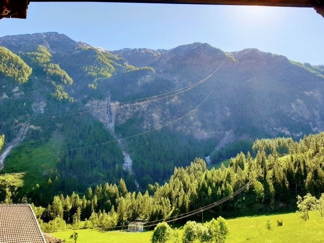 Blick vom Balkon