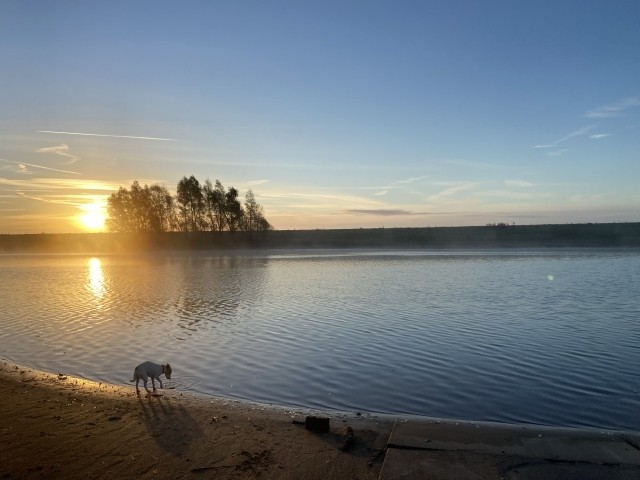 Morgenstimmung  in der Badebucht 