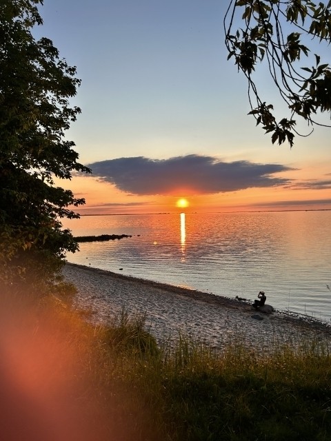 Sonnenuntergang Loissin Strand 