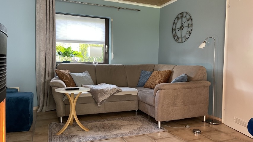 Die Couch im Wohnzimmer