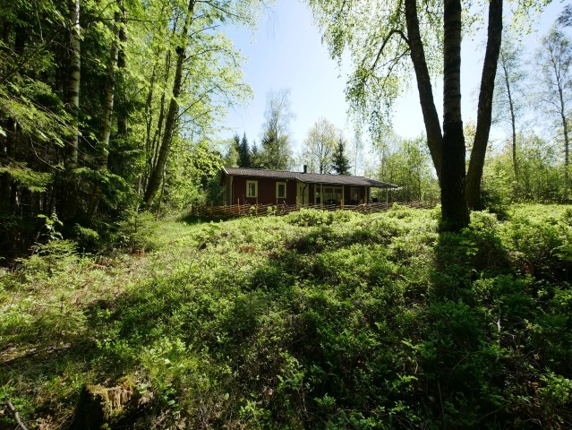 Das Traumhaus Scully von der Seeseite mit überdachter Terrasse