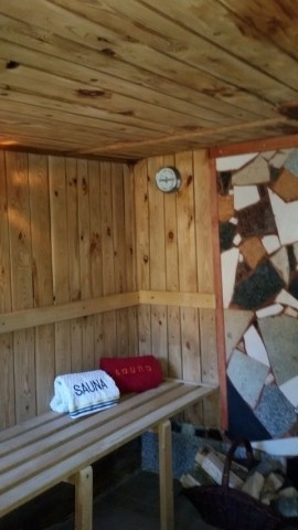die Sauna, im Festpreis inclusive 