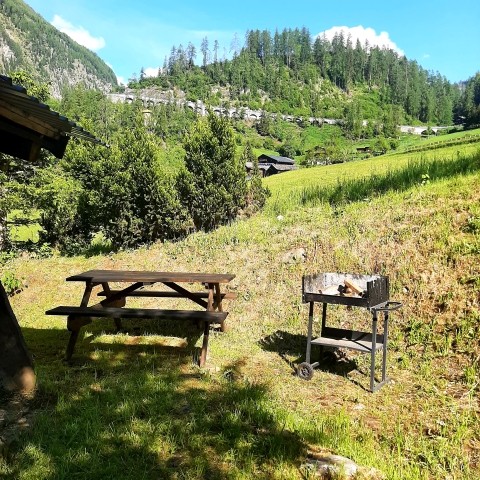 Eigener Grillbereich im Berggarten 