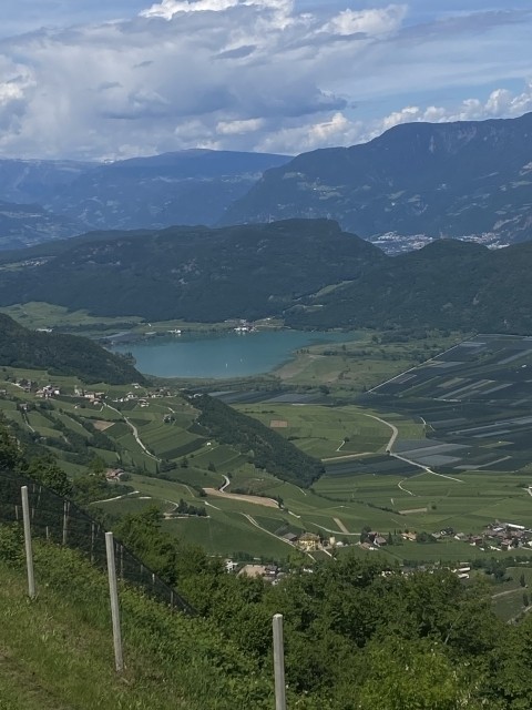 Blick von Graun in Südtirols Süden 