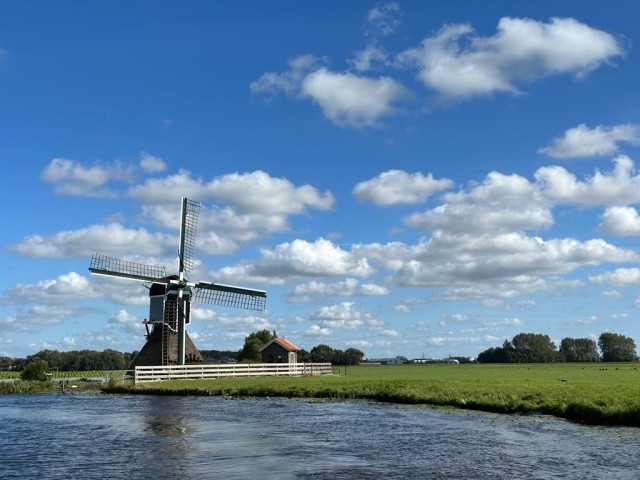 Windmühle in der Nähe