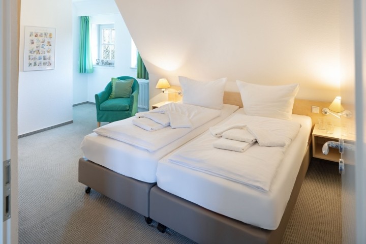Schlafzimmer eins
