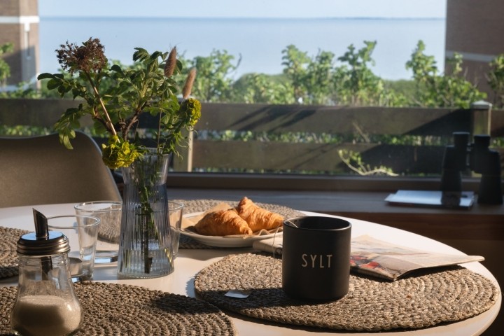 Terrasse eins mit Meerblick