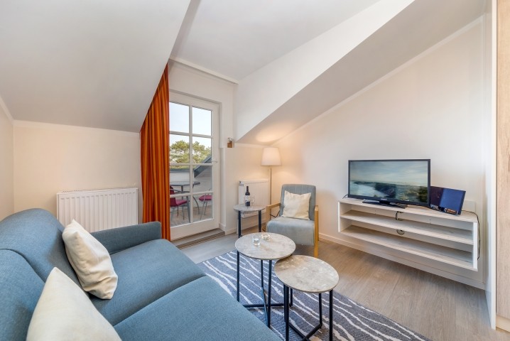 Wohnbereich mit Flat-TV
