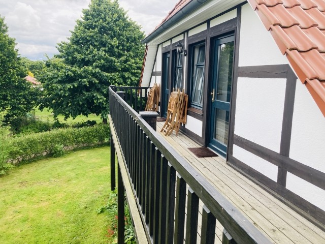 Balkon vor der Wohnung