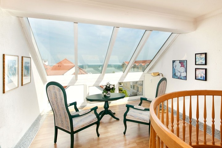 Ihr Meerblick vom Wohnzimmer.