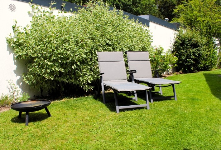 Entspannen auf den Sonnenliegen