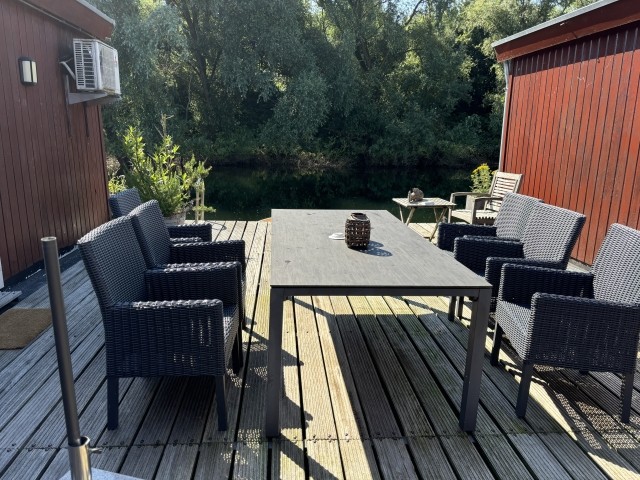 Terrasse Hausboot 
