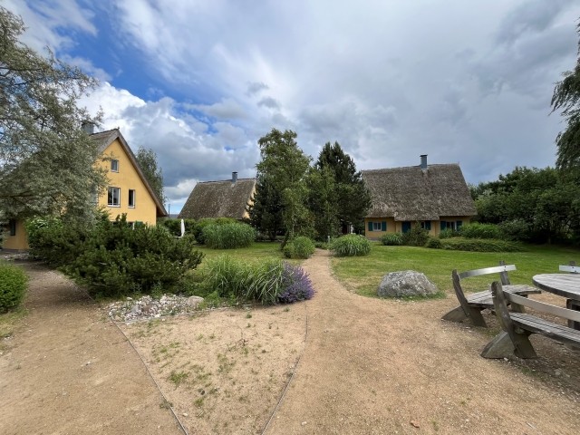 Reetdachhäuser in Krienke