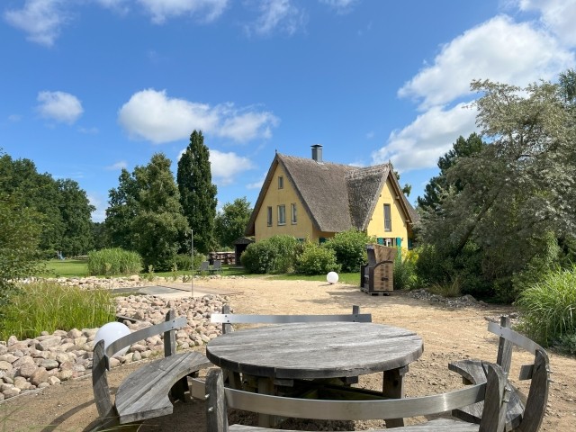 Gartenanlage und Schwimmteich