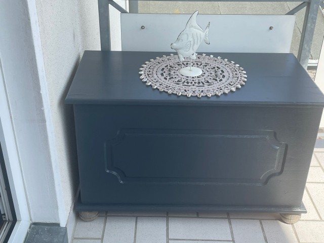 Alles für den Balkon verstaut