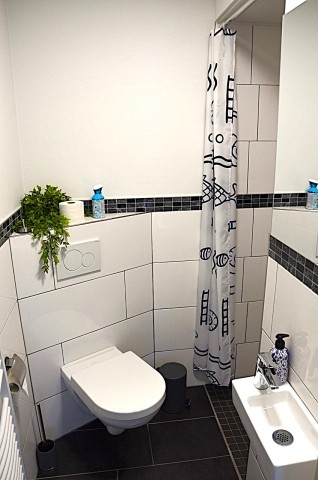 Gästetoilette mit Dusche