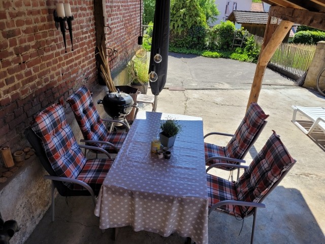 Überdachte Terrasse