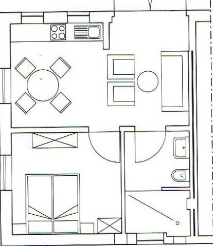 Grundriß Wohnung Möwe