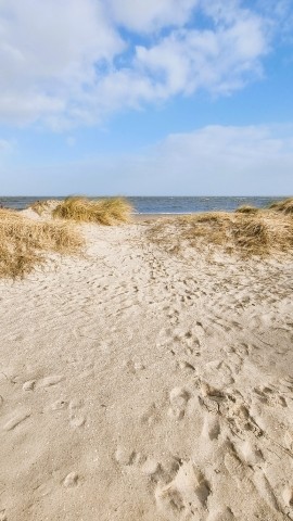 weißer Sandstrand