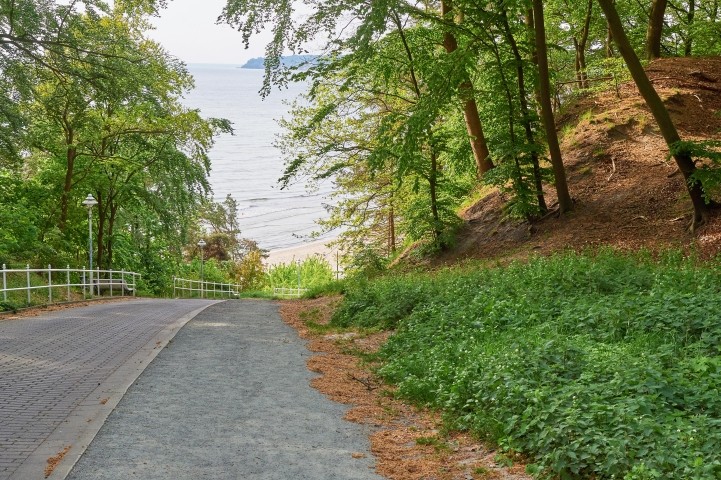 Weg zum Südstrand Sellin